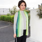Lightweight Gradient Chiffon Scarves with Flowing Ruffled Edges in Vibrant Multi-Color Designs