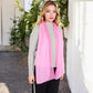 Lightweight Gradient Chiffon Scarves with Flowing Ruffled Edges in Vibrant Multi-Color Designs