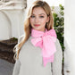 Lightweight Gradient Chiffon Scarves with Flowing Ruffled Edges in Vibrant Multi-Color Designs