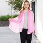Lightweight Gradient Chiffon Scarves with Flowing Ruffled Edges in Vibrant Multi-Color Designs