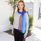 Lightweight Gradient Chiffon Scarves with Flowing Ruffled Edges in Vibrant Multi-Color Designs