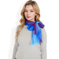 Lightweight Gradient Chiffon Scarves with Flowing Ruffled Edges in Vibrant Multi-Color Designs
