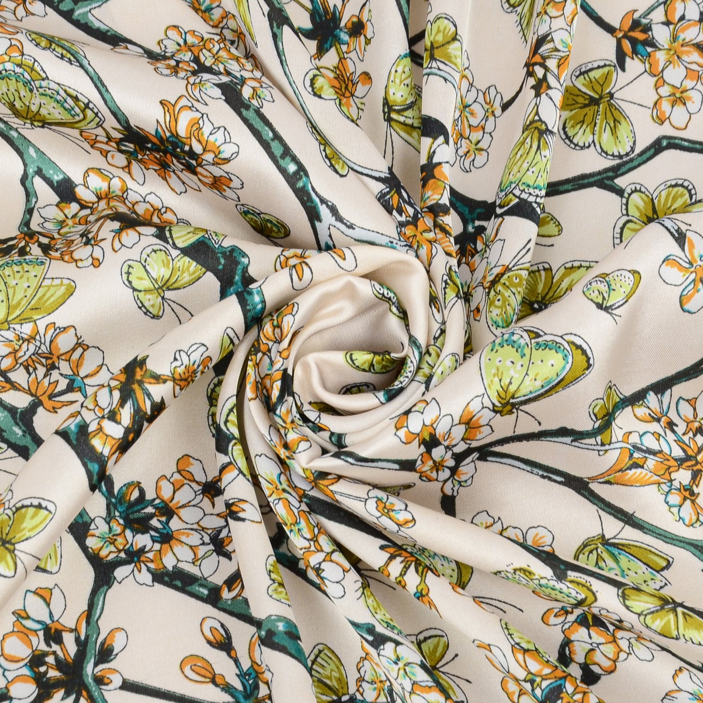 Satin Square Scarf Floral Print Versatile Styling Accessory for Headscarves and Shawls - 27.5IN¡Á27.5IN