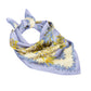 Satin Square Scarf Floral Print Versatile Styling Accessory for Headscarves and Shawls - 27.5IN¡Á27.5IN