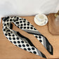 Fashion Satin Silk Scarf with Polka Dot and Floral Patterns Versatile Accessory - 27.5IN¡Á27.5IN