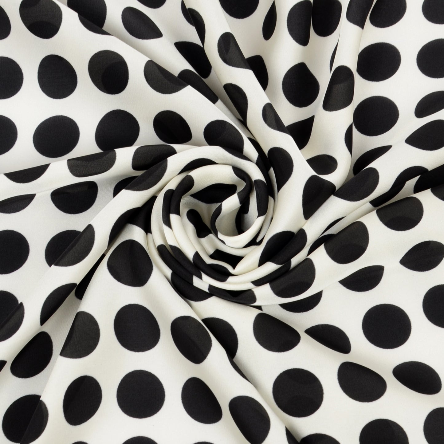 Fashion Satin Silk Scarf with Polka Dot and Floral Patterns Versatile Accessory - 27.5IN¡Á27.5IN