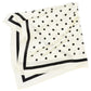 Fashion Satin Silk Scarf with Polka Dot and Floral Patterns Versatile Accessory - 27.5IN¡Á27.5IN