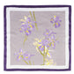 Satin Square Scarf with Elegant Floral Print for Neck Hair and Handbag Accessory - 27.5IN¡Á27.5IN