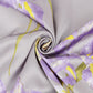 Satin Square Scarf with Elegant Floral Print for Neck Hair and Handbag Accessory - 27.5IN¡Á27.5IN