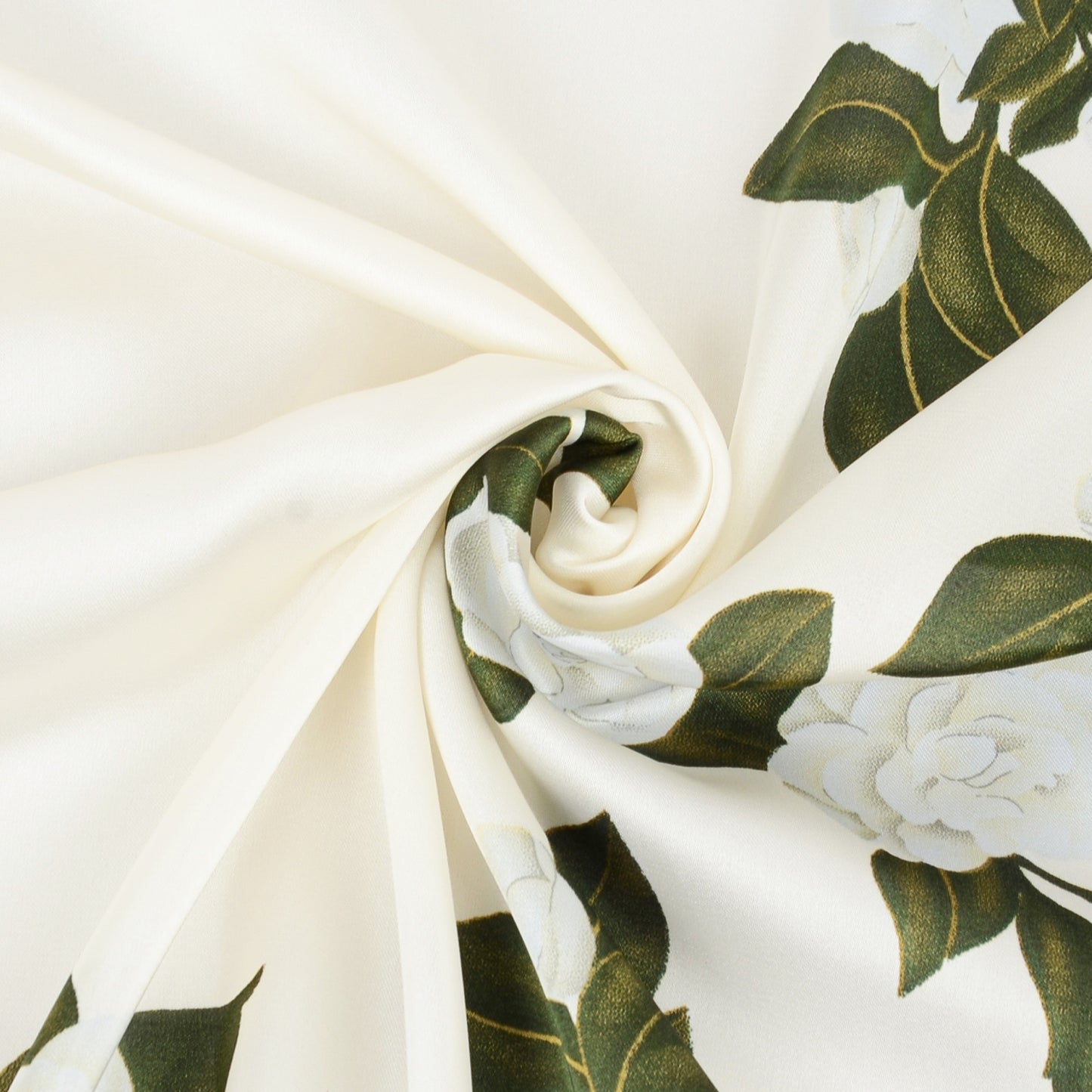 Satin Square Scarf with Elegant Floral Print for Neck Hair and Handbag Accessory - 27.5IN¡Á27.5IN