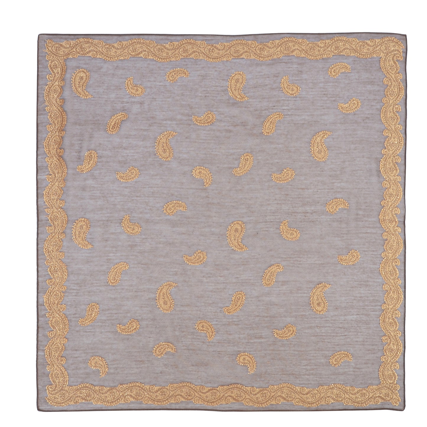 Vintage Jacquard Square Scarf Elegant Retro Floral Pattern Headscarf Shawl Wrap - 35.4IN¡Á35.4IN