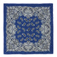 Cotton Paisley Print Bandana Scarf Square Neck Head Wrap - 22.8IN¡Á22.8IN