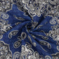 Cotton Paisley Print Bandana Scarf Square Neck Head Wrap - 22.8IN¡Á22.8IN