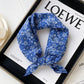 Women¡¯s Cotton Square Scarf with Floral and Paisley Print for Neck Hair and Handbag Styling - 22.8IN¡Á22.8IN