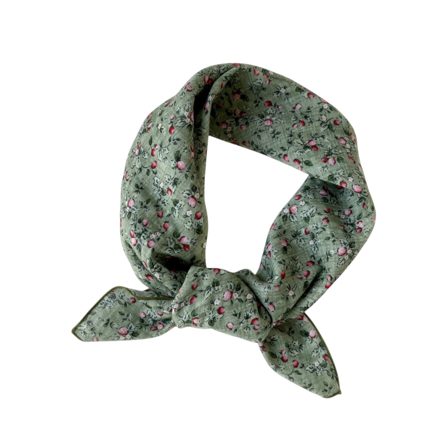 Cotton Square Neck Scarf Printed Four Seasons Versatile Fashion Accessory - 22.8IN¡Á22.8IN