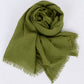 Women¡¯s Oversized Solid Color Scarf Lightweight Soft Wrap Shawl for Travel Casual Wear and Layering - 74.8IN¡Á39.4IN