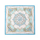 Nautical Print Square Scarf with Soft Silky Fabric Lightweight Accessory for Neck Hair and Bag Styling