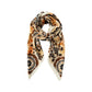 Paisley Print Silky Scarf with Lightweight Soft Fabric Versatile Square Neck and Hair Accessory