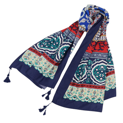 Vintage Oversized Scarf Lightweight Versatile Wrap for Beach Travel and Everyday Styling - 70.9IN¡Á35.4IN