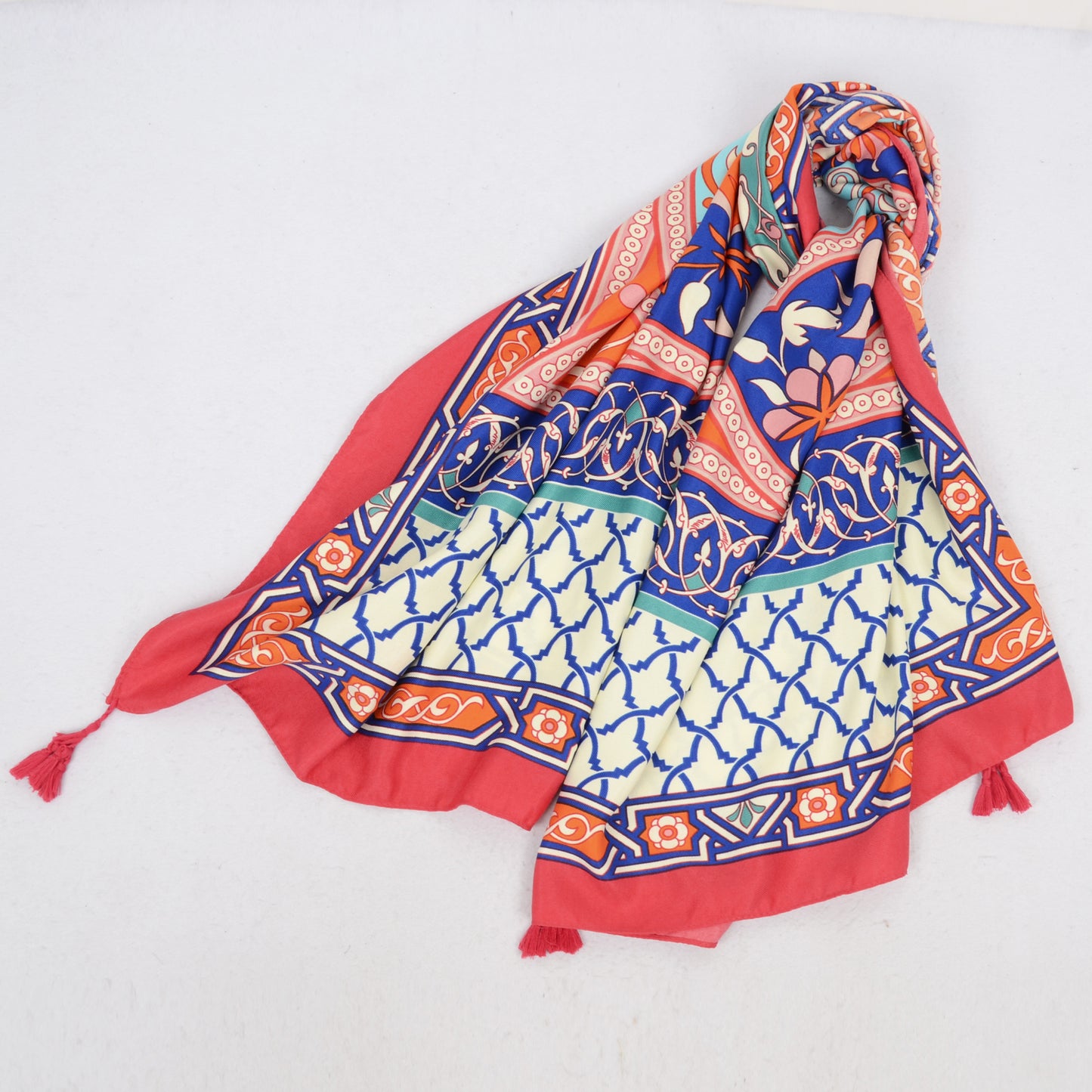 Vintage Oversized Scarf Lightweight Versatile Wrap for Beach Travel and Everyday Styling - 70.9IN¡Á35.4IN