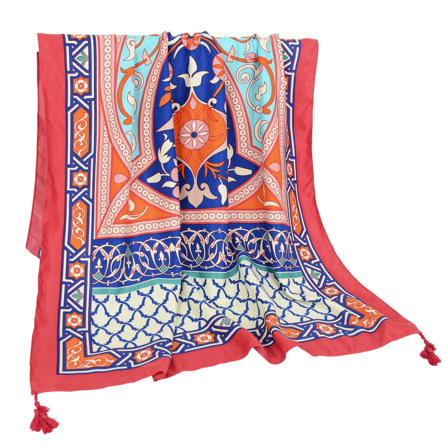 Vintage Oversized Scarf Lightweight Versatile Wrap for Beach Travel and Everyday Styling - 70.9IN¡Á35.4IN