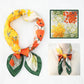 Satin Square Scarf with Vibrant Artistic Prints and Versatile Styling - 27.5IN¡Á27.5IN