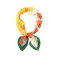 Satin Square Scarf with Vibrant Artistic Prints and Versatile Styling - 27.5IN¡Á27.5IN
