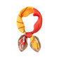 Satin Square Scarf with Vibrant Artistic Prints and Versatile Styling - 27.5IN¡Á27.5IN