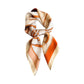 Satin Square Scarf with Elegant Print Design for Neck and Hair Accessories - 27.5IN¡Á27.5IN