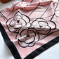 Oversized Women's Stripe Satin Square Scarf Fashionable Neck Hair Bag Accessory - 35.4IN¡Á35.4IN