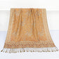 Autumn Winter Vintage Faux Cashmere Tassel Shawl Wrap with Soft Breathable Weave - 71IN¡Á27IN