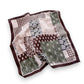 Patchwork Geometric Print Cotton-Linen Feel Square Scarf 26.7¡Á26.7 Inches