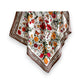 Floral Print Twill Woven Square Scarf 35.4¡Á35.4 Inches