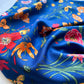 Floral Print Twill Woven Square Scarf 35.4¡Á35.4 Inches