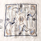 Sailboat Print Satin Square Scarf 27.5¡Á27.5 Inches