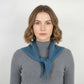 Soft Knit Triangle Scarf Wrap Solid Decorative Shawl 43¡Á12.5 Inches