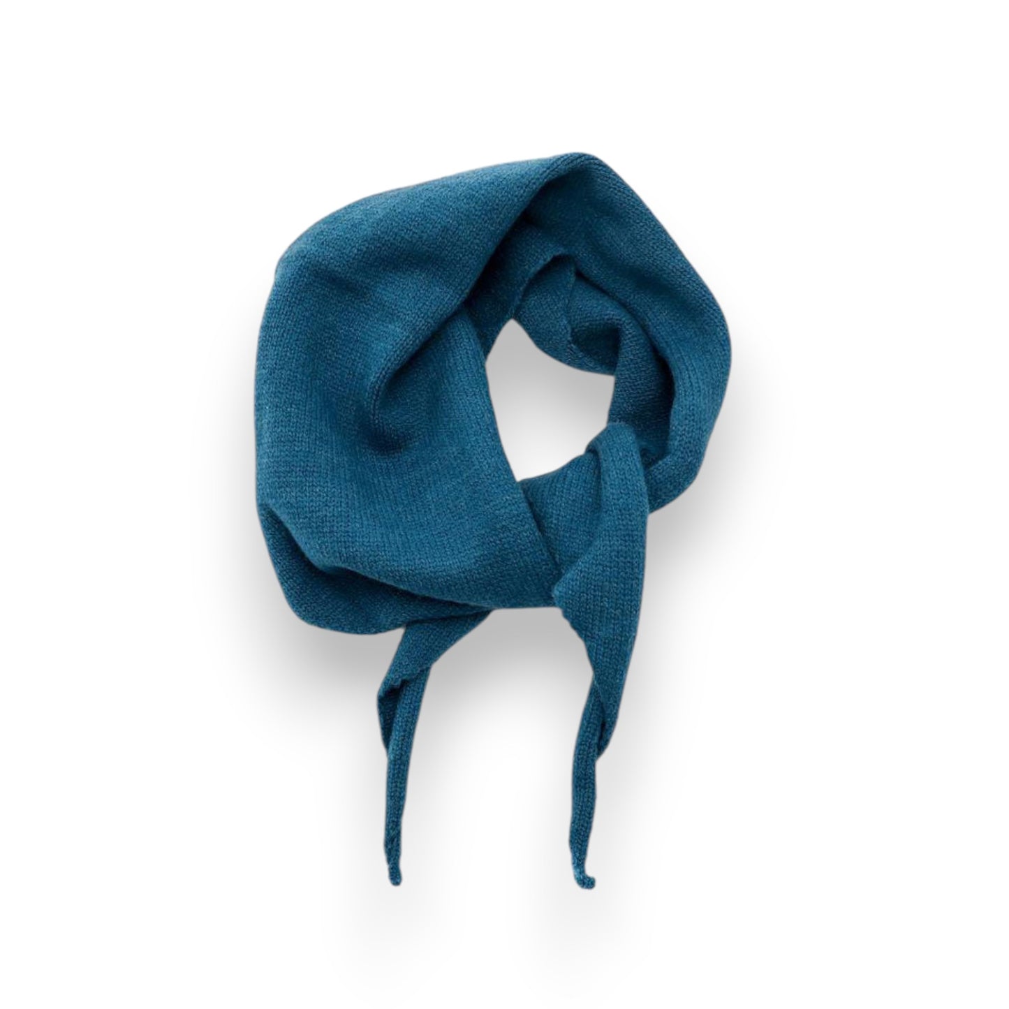 Soft Knit Triangle Scarf Wrap Solid Decorative Shawl 43¡Á12.5 Inches