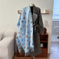 Heart Pattern Soft Knit Scarf with Delicate Fringe Edges and Lightweight Cozy Texture Designed for Gentle Everyday Comfort