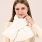 Puffer Style Soft Quilted Scarf with Plush Lightweight Padding and Smooth Modern Texture Designed for Warm Comfortable Layering