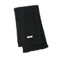 Cable Knit Scarf with Soft Textured Wool-Blend Yarn and Classic Ribbed Edges for Warm Comfortable Layering in a Cozy Finish