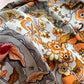 Floral Print Satin Scarf with Elegant Design 27.5¡Á27.5 Inches