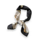 Baroque Print Satin Scarf with Glossy Finish 20¡Á20 Inches
