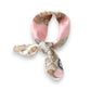 Baroque Print Satin Scarf with Glossy Finish 20¡Á20 Inches