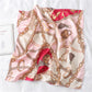 Chain Print Satin Scarf with Luxury Inspired Design 20¡Á20 Inches