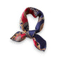 Chain Print Satin Scarf with Luxury Inspired Design 20¡Á20 Inches