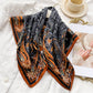 Paisley Print Scarf with Classic Bohemian Design 27¡Á27 Inches