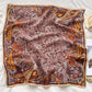 Paisley Print Scarf with Classic Bohemian Design 27¡Á27 Inches