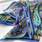 Paisley Print Scarf with Classic Bohemian Design 27¡Á27 Inches