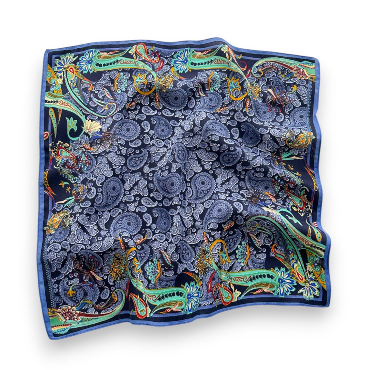 Paisley Print Scarf with Classic Bohemian Design 27¡Á27 Inches
