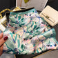 Abstract Floral Scarf with Vibrant Watercolor Print 27¡Á27 Inches